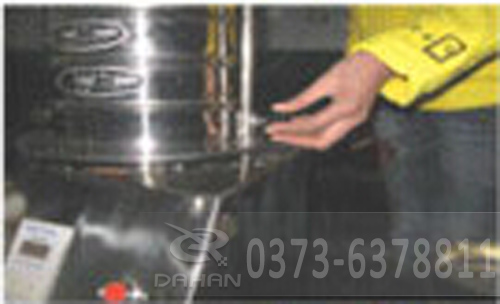 试验筛机第五步